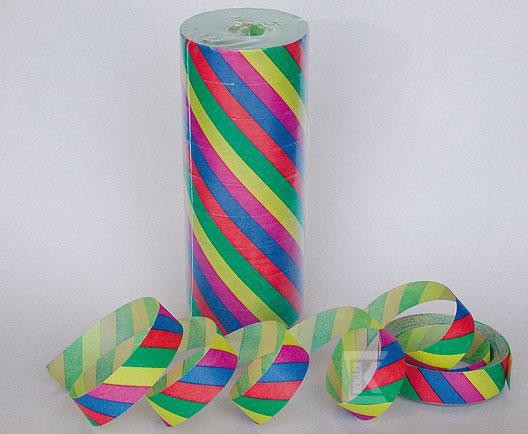 Maxi Luftschlangen bunt diagonal