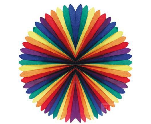 Maxi Deko Faecher bunt