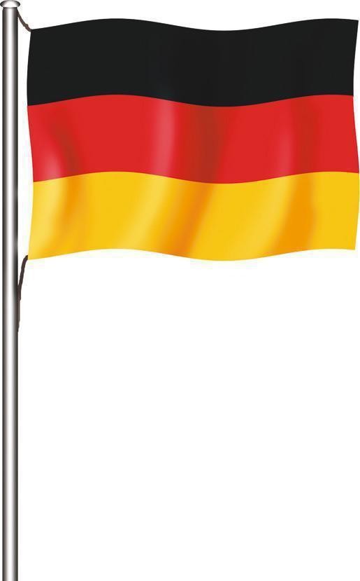 Deutschlandflagge Hissfahne quer