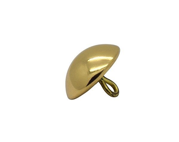 Trachtenknopf 21 mm glatt goldfarben