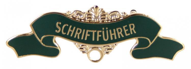 Ordenanhaenger Schriftfuehrer