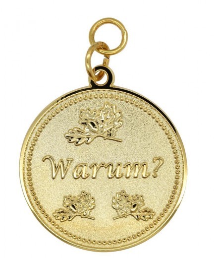 Medaille Warum