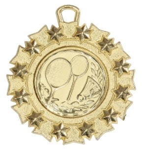 Medaille FS056 45mm mit Wunschemblem und Band