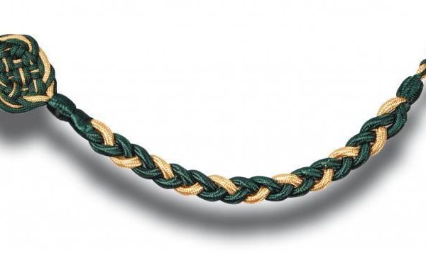 Schuetzenschnur gold gruen