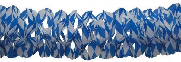 Seidenpapiergirlande Bayernraute Seidenpapiergirlande Bayernraute