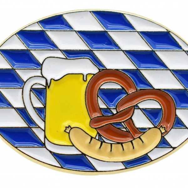 Oktoberfestpin Bier Brezel Wurst