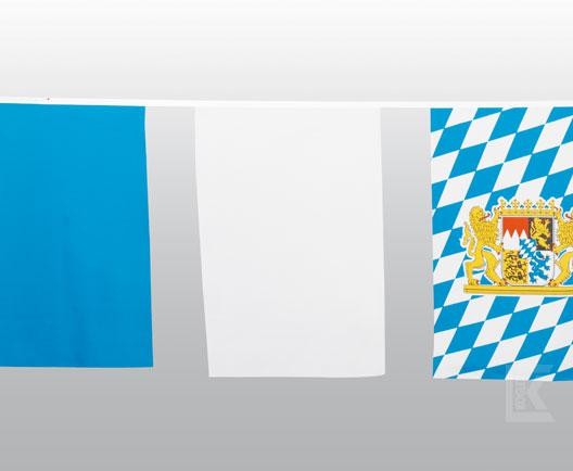 Maxi Fahnenkette Bayern Polyester