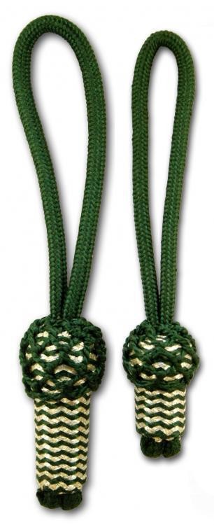 grün Eichel mit handüberketteltem Kopf 25mm oder 40mm