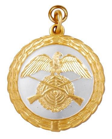Medaille silber gold