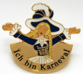 Ich bin Karneval FunkenmarieIch bin Karneval Pin