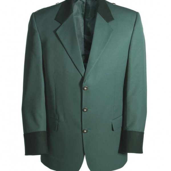 Schuetzenjacke Albert Schuetzengruen mit Rueckenriegel